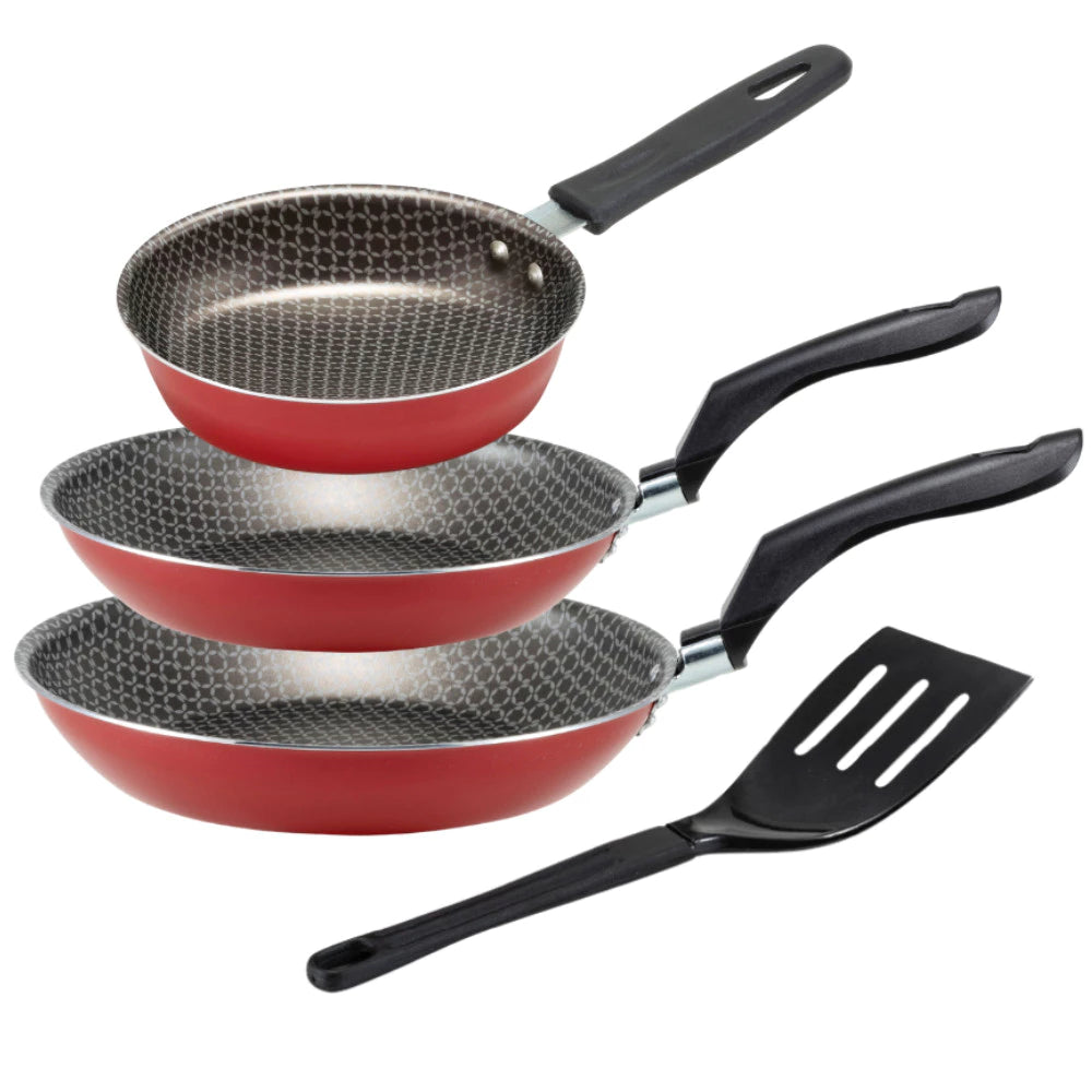 Kit Jogo de Frigideiras 3 Pçs Antiaderente Teflon 6 Camadas - Cozinhara