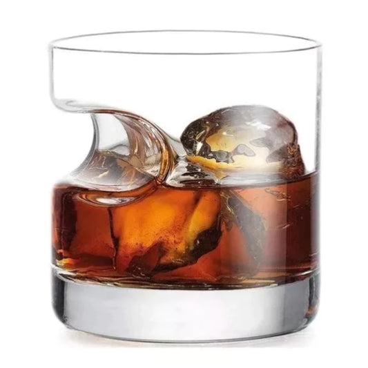 Copo de Whisky com Suporte – Design Ergonômico e Sofisticação