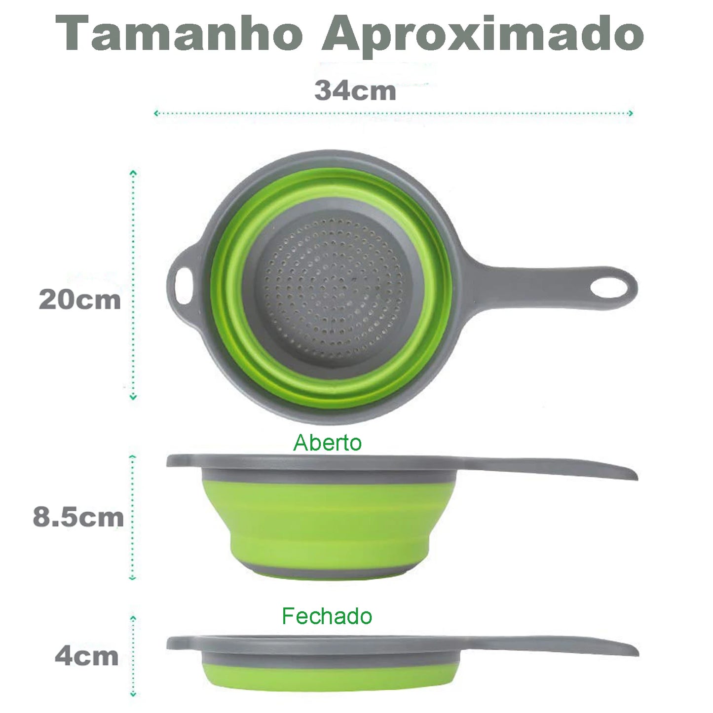 Escorredor-Retrátil-de-Silicone-com-Alça-Compacto-e-Resistente